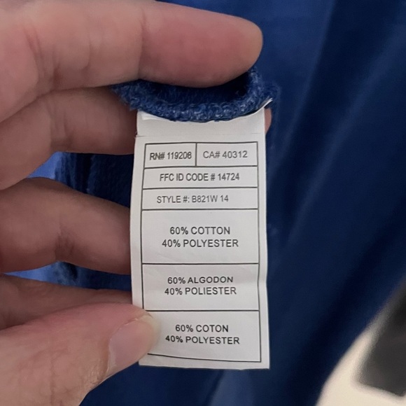 NBA Golden State Warriors Adidas Women’s Pullover Long Sleeve Shirt Blue Gray XL - Picture 7 of 11